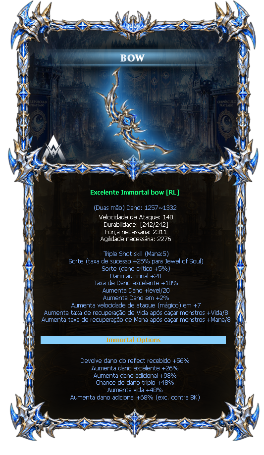Options do Immortal Bow