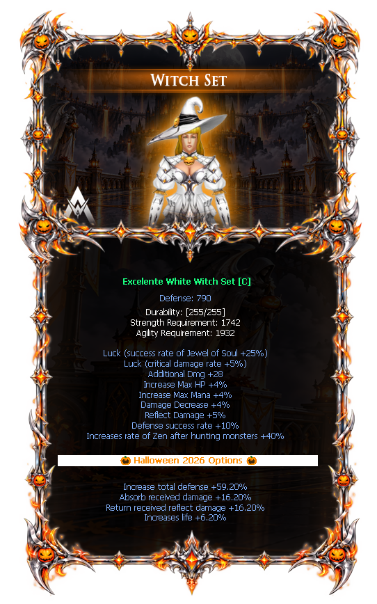 Options do White Witch Set
