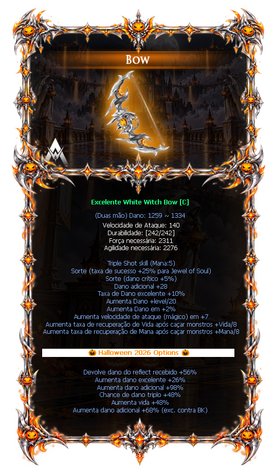 Options do White Witch Bow