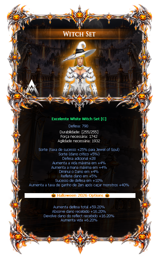 Options do White Witch Set